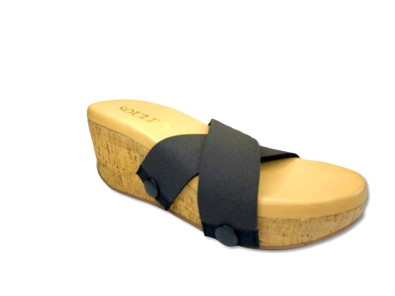 Black Criss Cross Strap