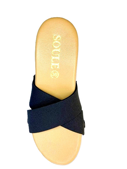 Black Criss Cross Strap