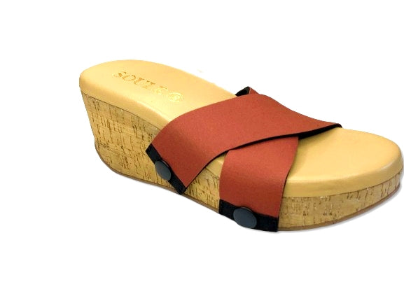 Maroon Criss Cross Strap