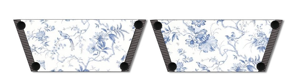 Classic Indigo Bloom Women Shoes Straps