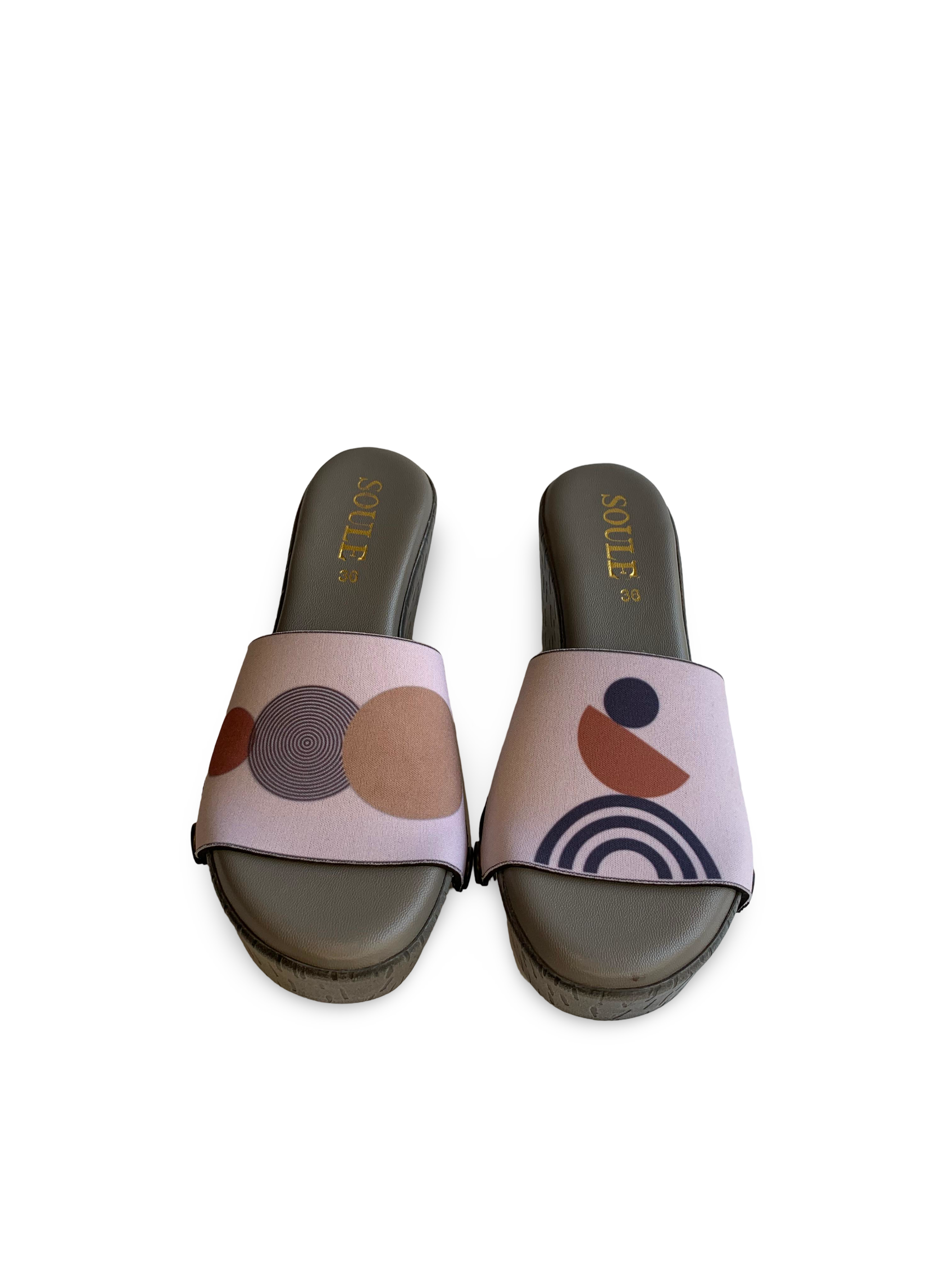 Modern geometric Women Shoes Strap