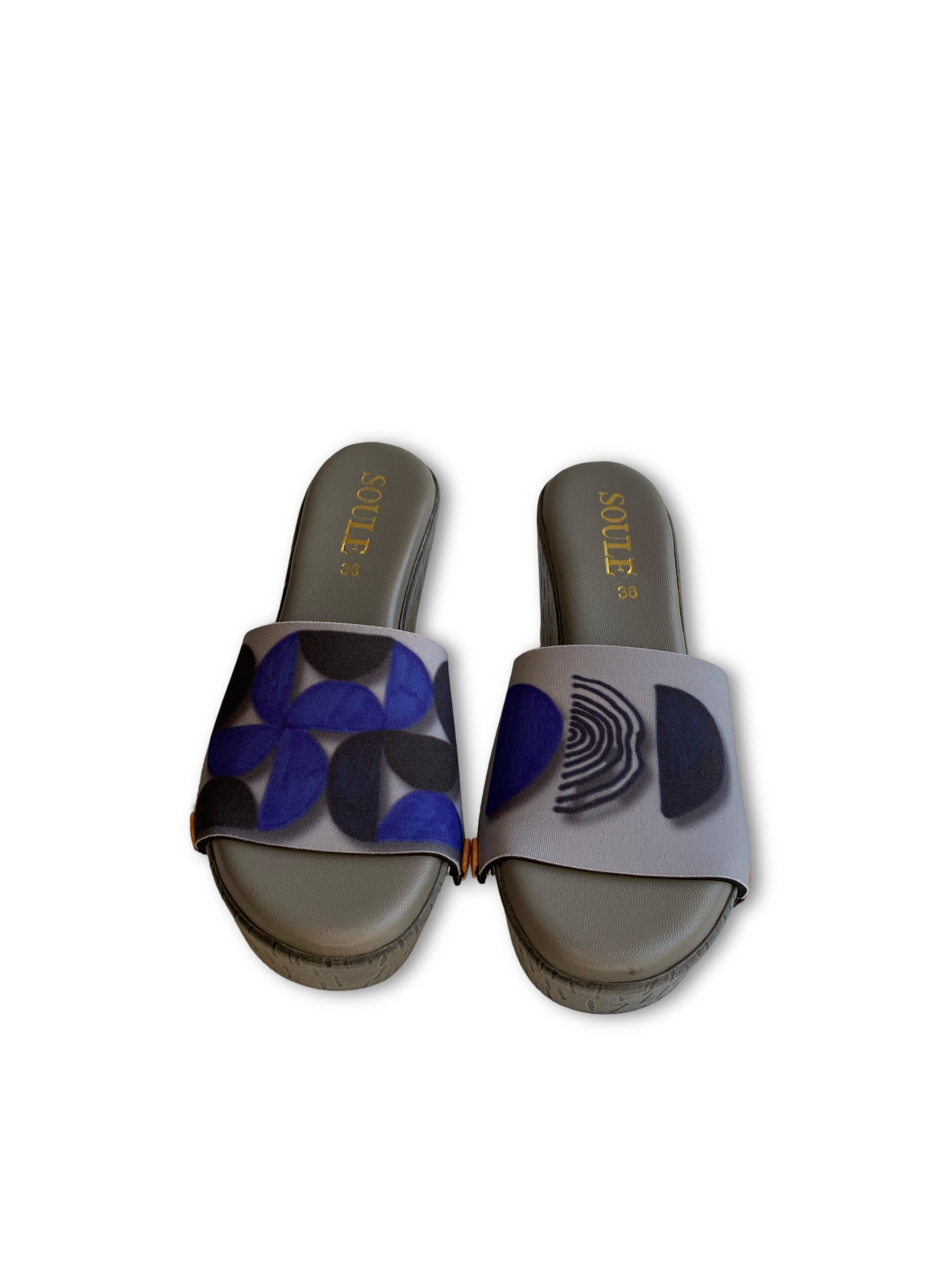 Geometric Women Shoes Strap