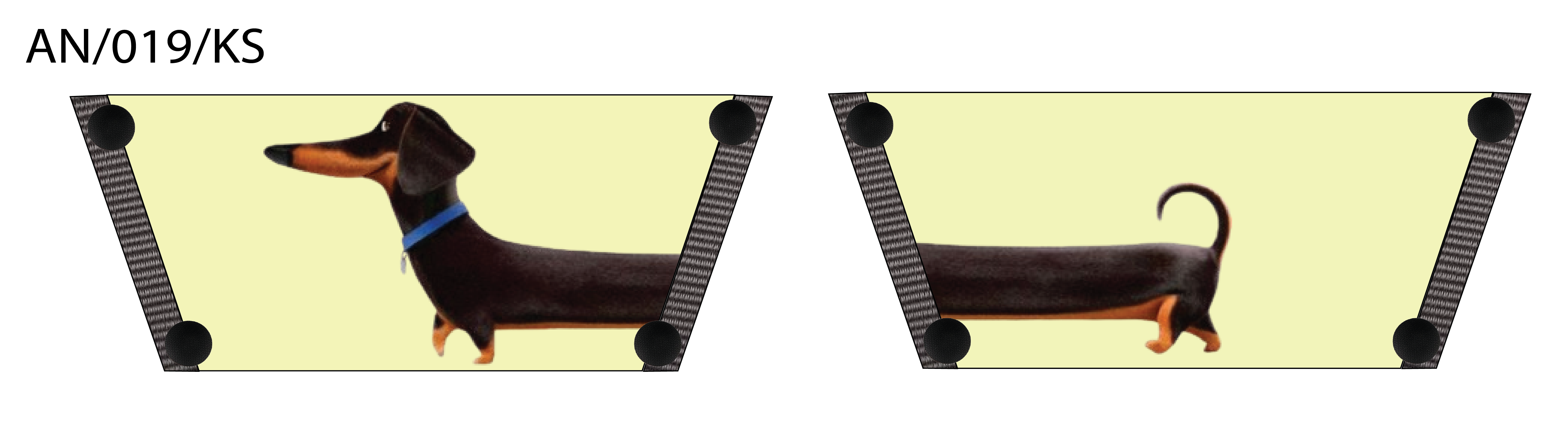 Adorable Dachshund Women Shoes Strap