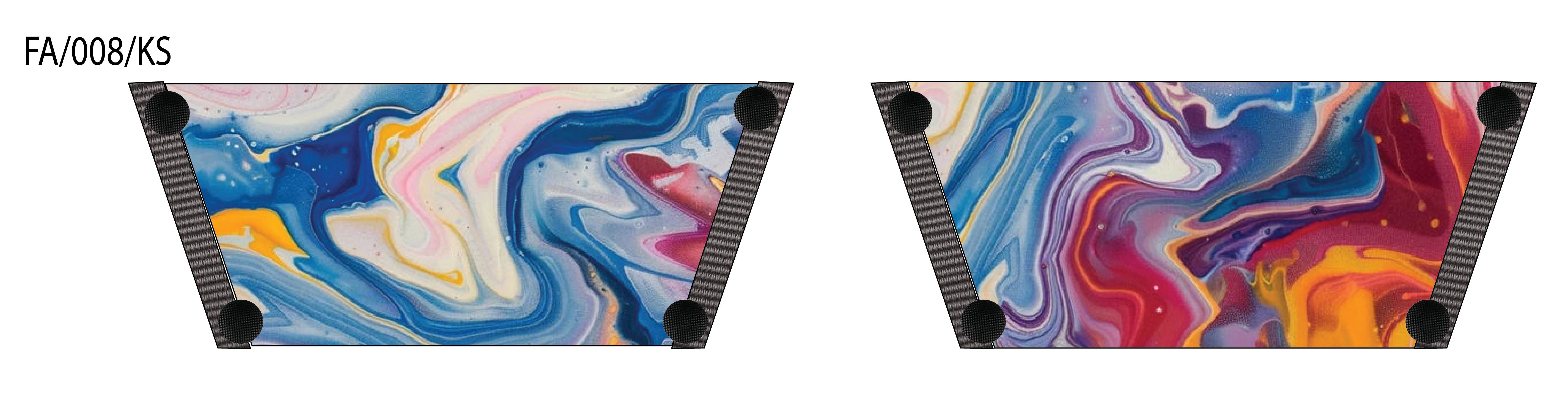 Fluid Art Women Shoes Strap