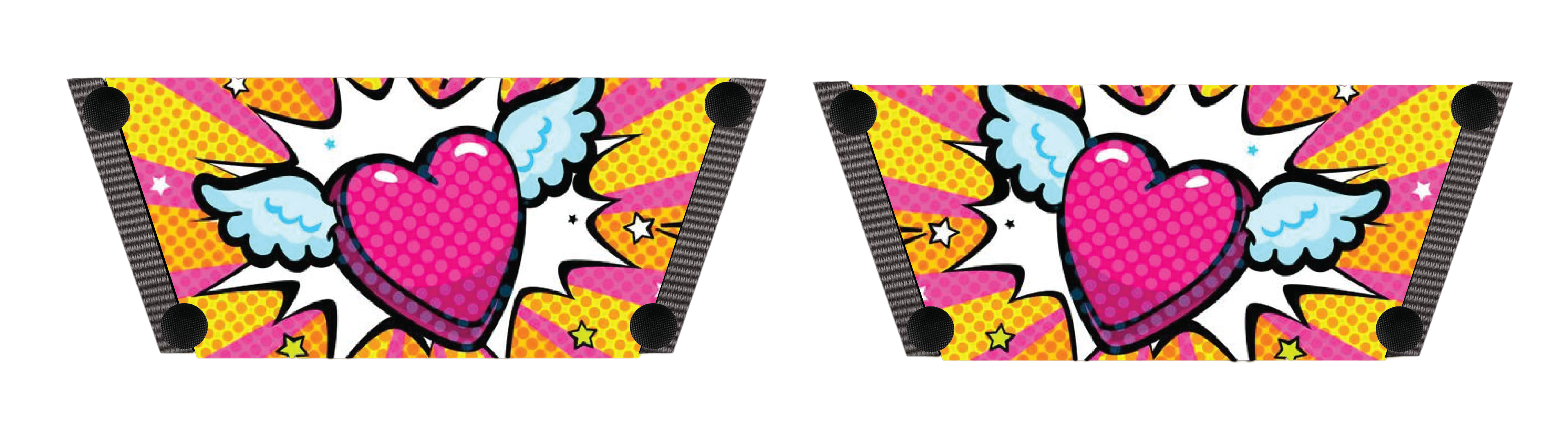 Heart Wings Women Shoes Strap